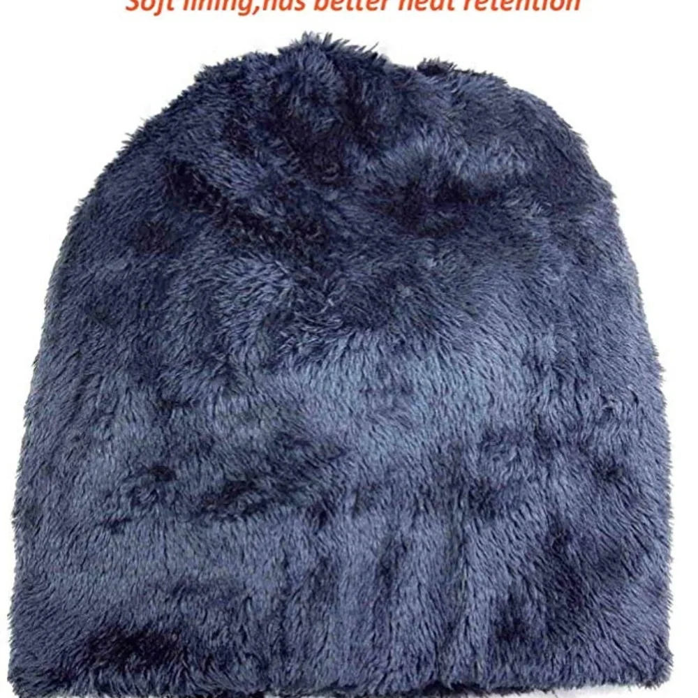 ✨✨BRAND NEW Winter Knit Skull Cap Woolen Slouchy Beanie Hat - Picture 8 of 8